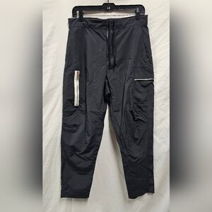 Nike Black Cargo Pants with White Accents